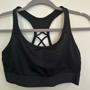Victorias Secret VSX Black Sports Bra Medium